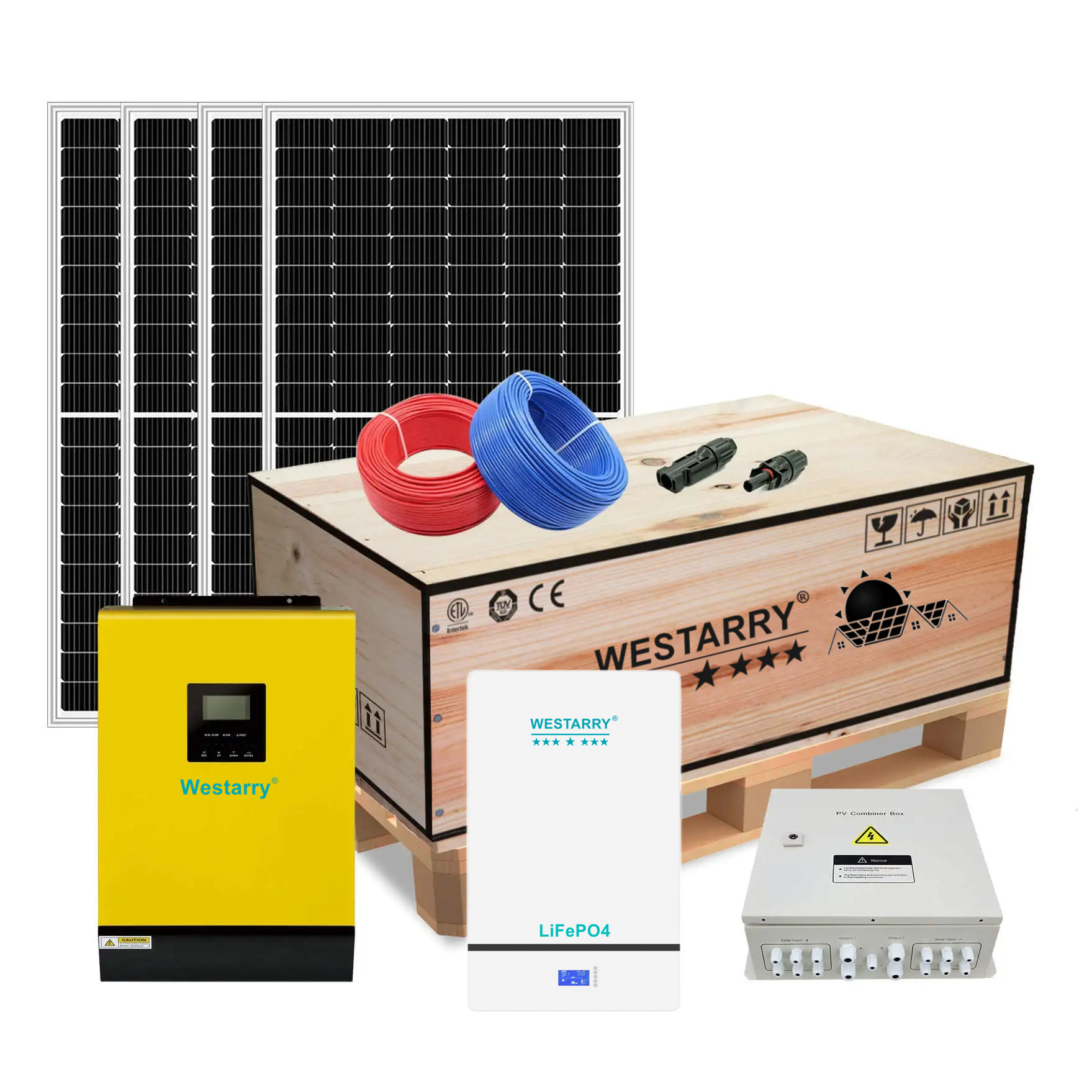 Westarry 15kw Solar System Home Power Solar Mounting System Hybrid Solar System